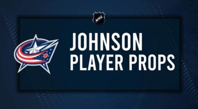 Kent Johnson Player Prop Bets for the Blue Jackets vs. Bruins Game - December 28