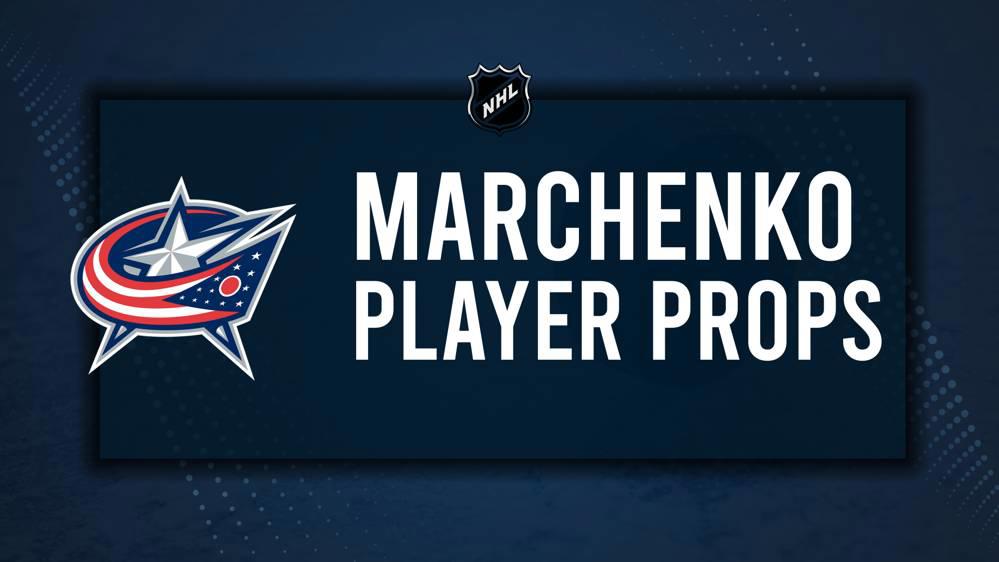 Kirill Marchenko Player Prop Bets for the Blue Jackets vs. Capitals Game - December 12