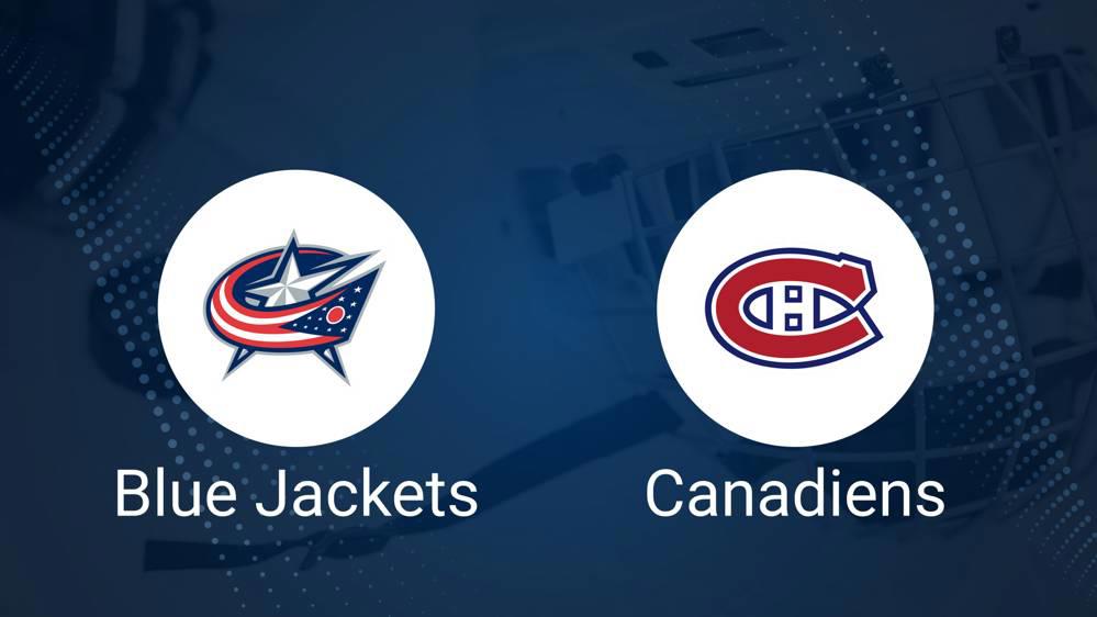 Where to Watch Columbus Blue Jackets vs. Montreal Canadiens on TV or Streaming Live - December 23