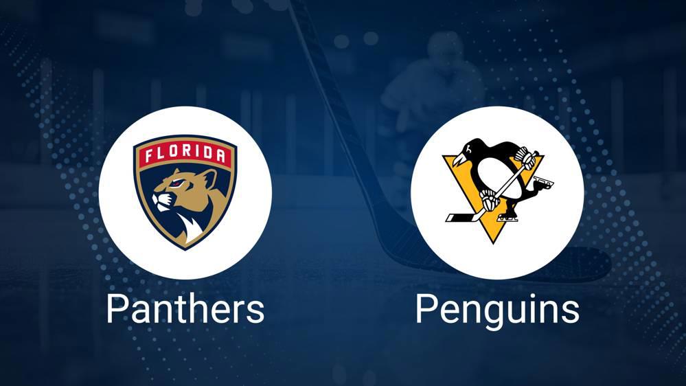 Where to Watch Florida Panthers vs. Pittsburgh Penguins on TV or Streaming Live - December 3