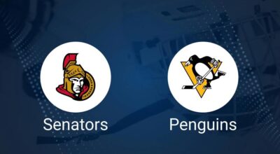 Where to Watch Ottawa Senators vs. Pittsburgh Penguins on TV or Streaming Live - December 14