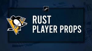 Bryan Rust Player Prop Bets for the Penguins vs. Kraken Game - January 14