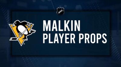 Evgeni Malkin Player Prop Bets for the Penguins vs. Panthers Game - January 3