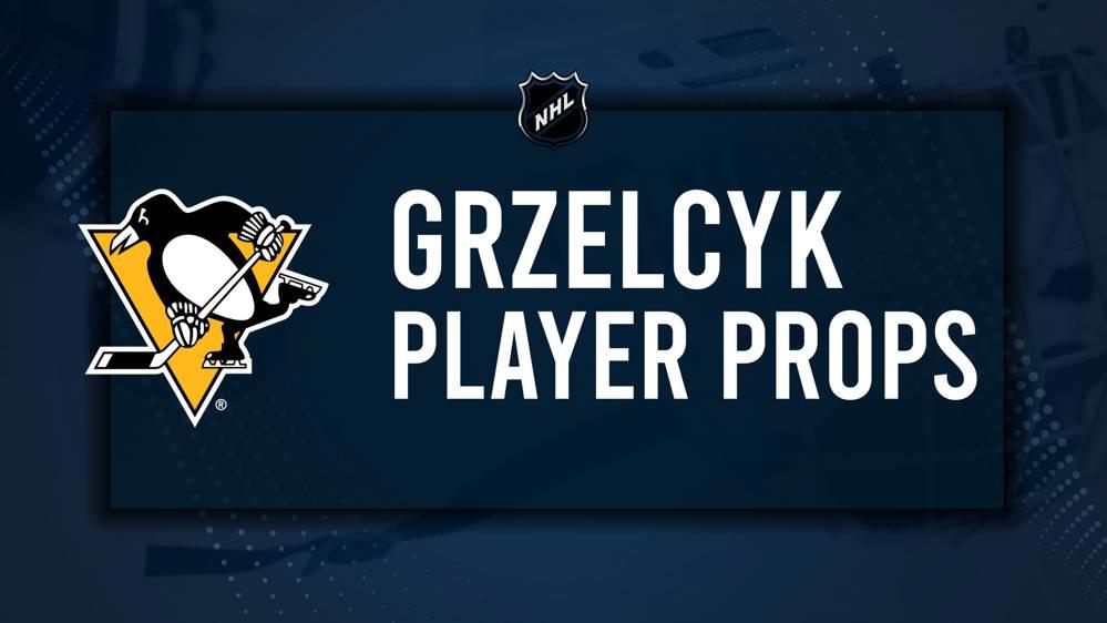 Matt Grzelcyk Player Prop Bets for the Penguins vs. Oilers Game - January 9