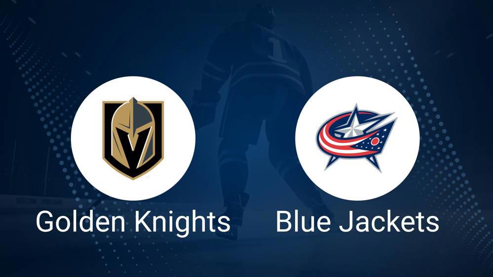 Where to Watch Vegas Golden Knights vs. Columbus Blue Jackets on TV or Streaming Live - January 30