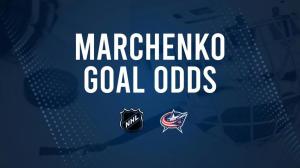 Will Kirill Marchenko Score a Goal Against the Golden Knights on January 30?