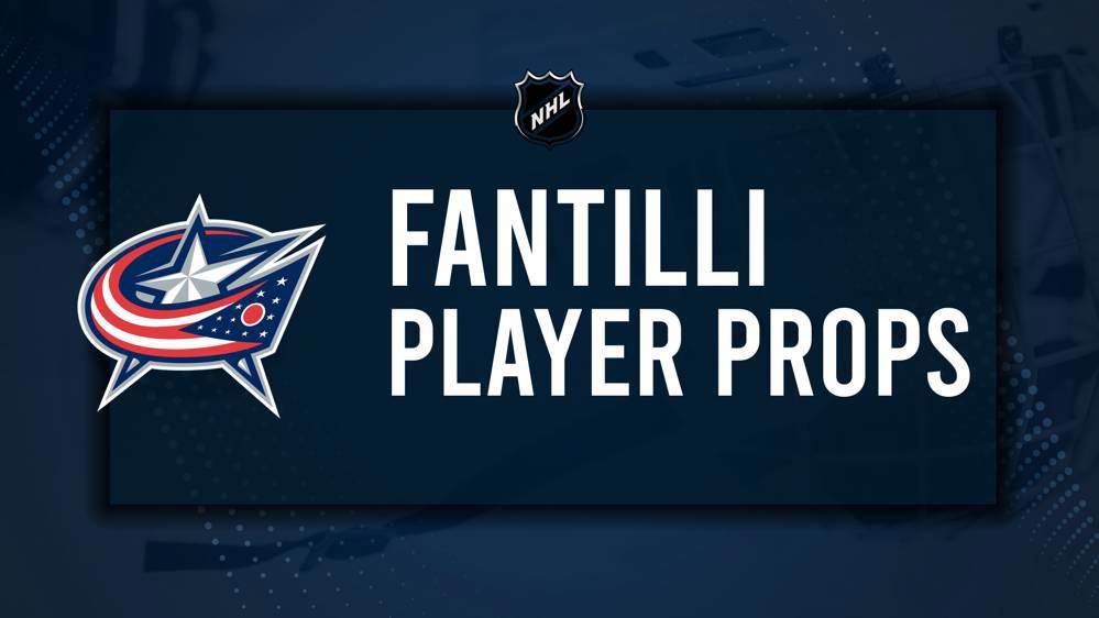 Adam Fantilli Player Prop Bets for the Blue Jackets vs. Blackhawks Game - February 22