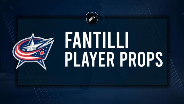 Adam Fantilli Player Prop Bets for the Blue Jackets vs. Red Wings Game - February 27