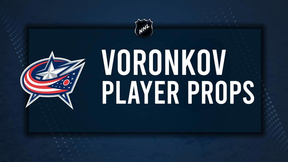Dmitri Voronkov Player Prop Bets for the Blue Jackets vs. Stars Game - February 2