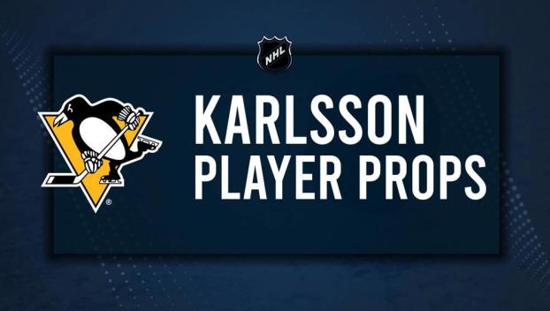 Erik Karlsson Player Prop Bets for the Penguins vs. Rangers Game - February 23