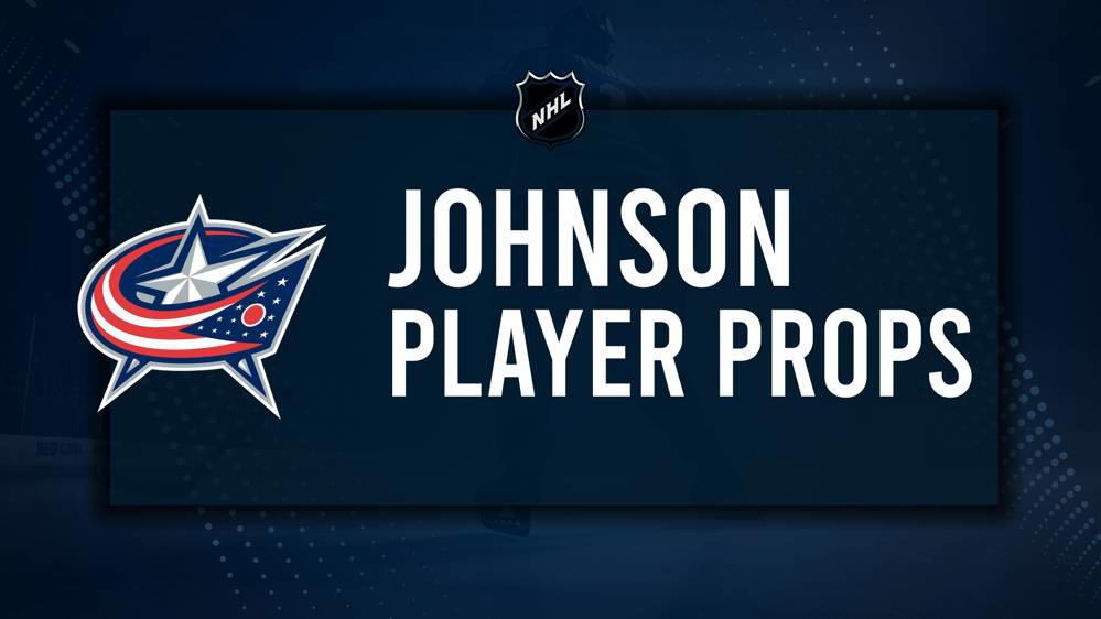 Kent Johnson Player Prop Bets for the Blue Jackets vs. Rangers Game - February 8