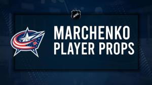 Kirill Marchenko Player Prop Bets for the Blue Jackets vs. Blackhawks Game - February 22