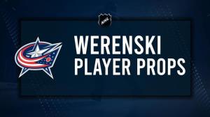 Zachary Werenski Player Prop Bets for the Blue Jackets vs. Stars Game - February 25