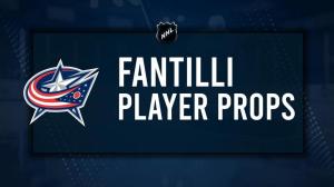 Adam Fantilli Player Prop Bets for the Blue Jackets vs. Red Wings Game - March 1