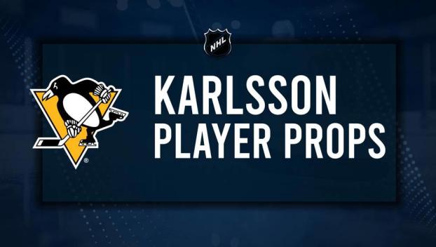 Erik Karlsson Player Prop Bets for the Penguins vs. Bruins Game - March 1