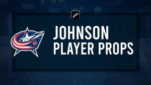 Kent Johnson Player Prop Bets for the Blue Jackets vs. Red Wings Game - March 1