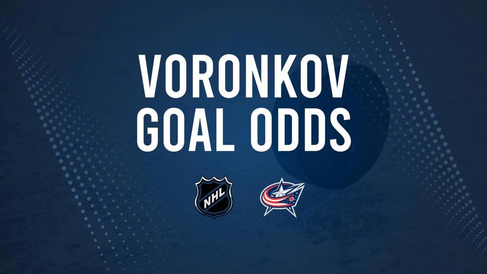 Will Dmitri Voronkov Score a Goal Against the Red Wings on March 1?