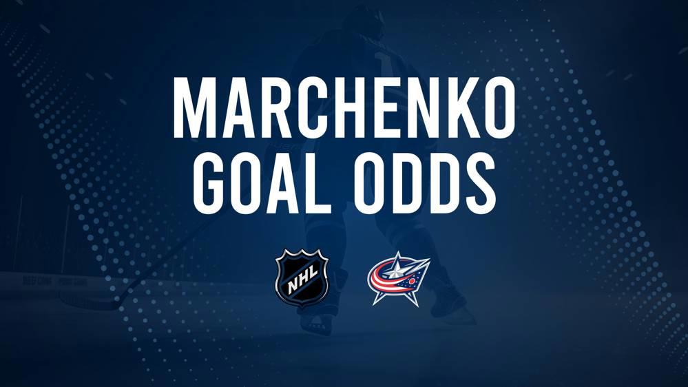 Will Kirill Marchenko Score a Goal Against the Red Wings on March 1?