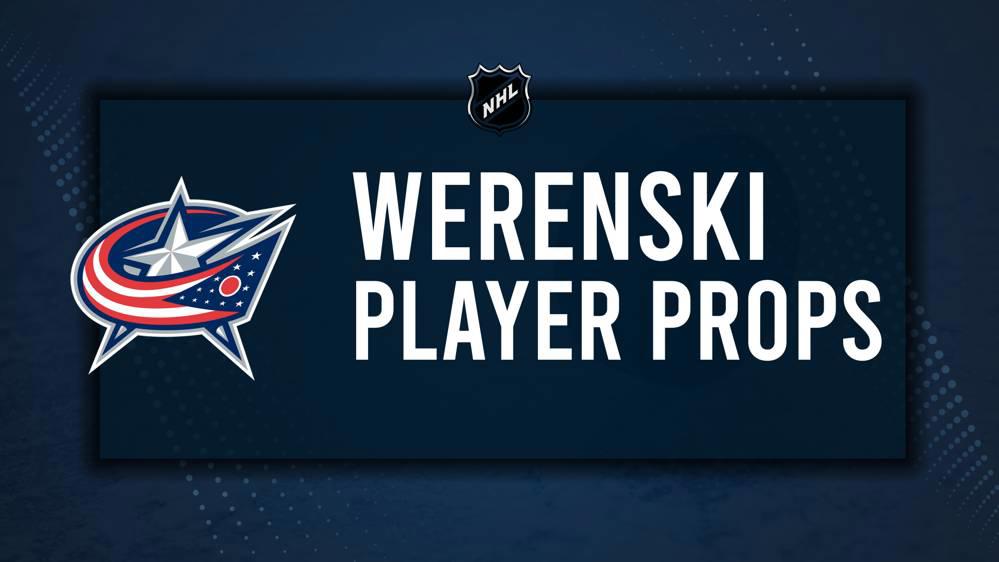 Zachary Werenski Player Prop Bets for the Blue Jackets vs. Red Wings Game - March 1